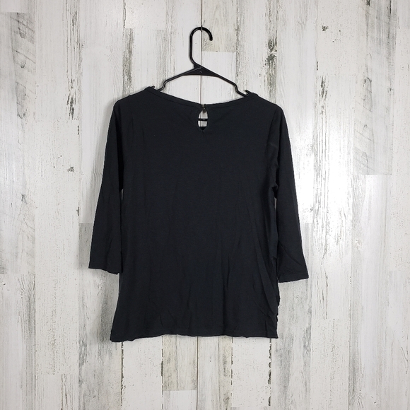 Lucky brand cute black top size small - Picture 5 of 12